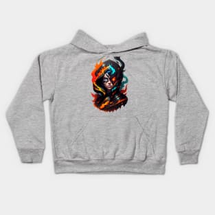 Fire starter artwork Kids Hoodie